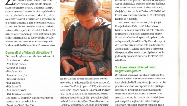 České děti a jejich vzory